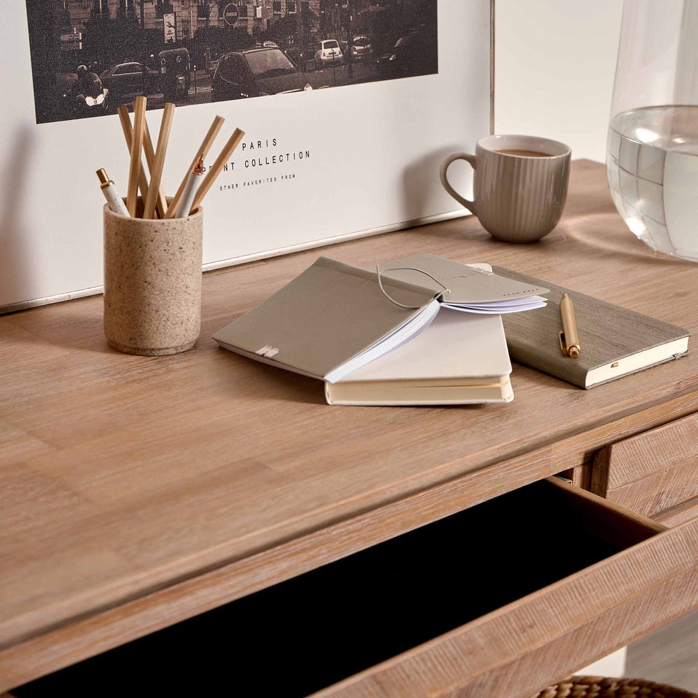 Herning Sand Wash Acacia Wood Bedroom Furniture Set 2