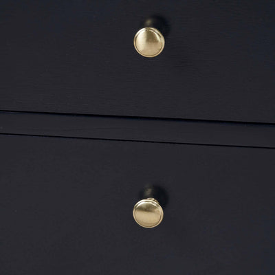 Bloomsbury Black Wood Bedroom Furniture Set