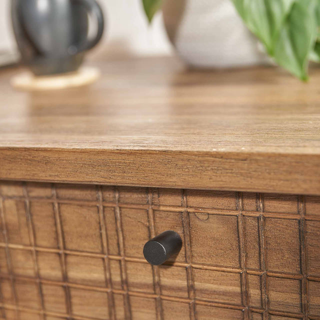 Massimo Acacia Wood 2 Drawer Coffee Table