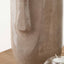 Cara Grey Face Tall Stoneware Vase | Ruma