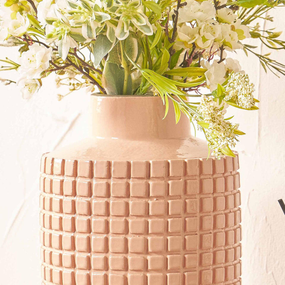 Sullivan Apricot Square Stoneware Vase