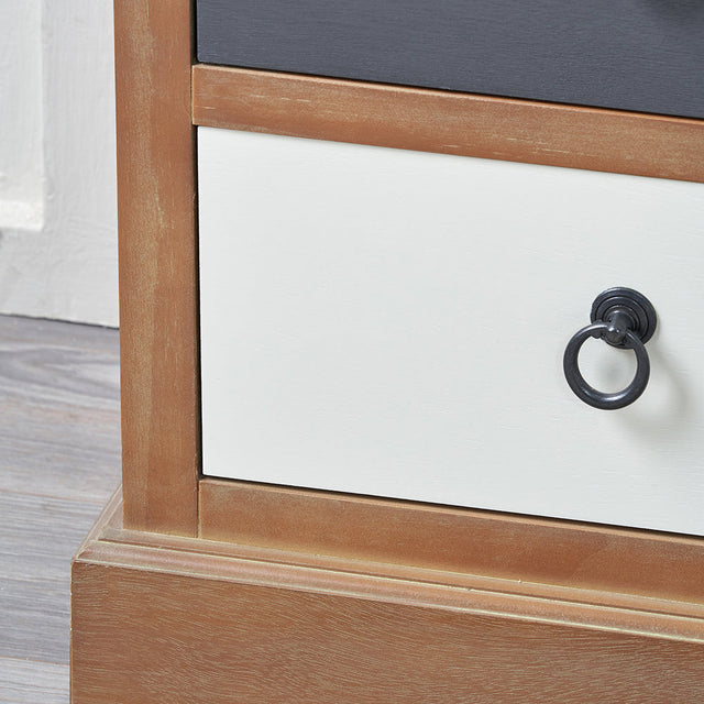 Staten Sage 3 Drawer Pine Wood Bedside Table Set Of 2