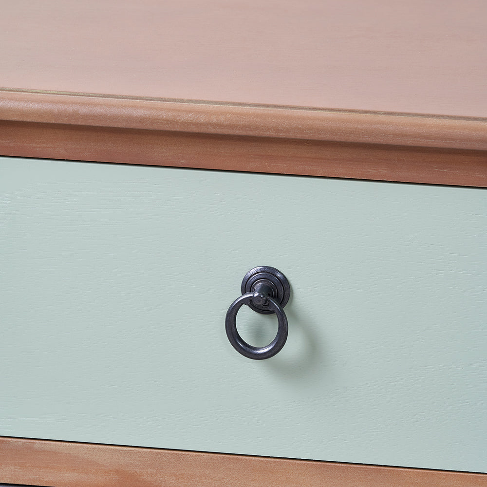 Staten Sage 3 Drawer Pine Wood Bedside Table Unit
