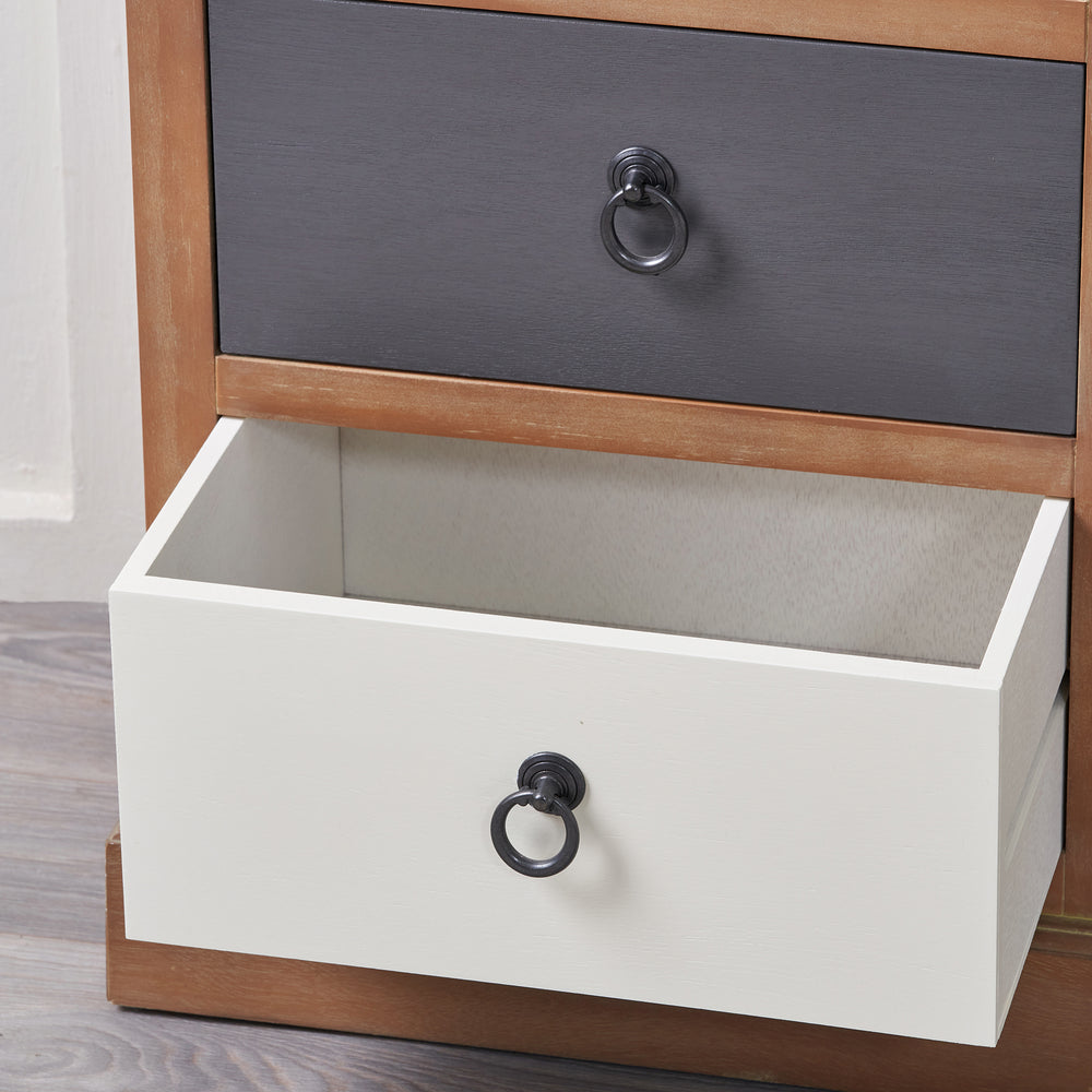 Staten Sage 3 Drawer Pine Wood Bedside Table Set Of 2