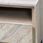 Renzo Acacia Wood Bedside Table Set Of 2