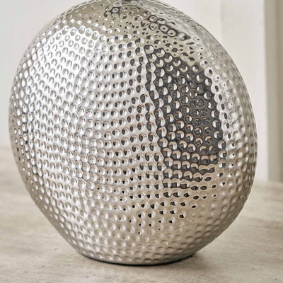 Morgan Silver Textured Ceramic Table Lamp Set Of 2