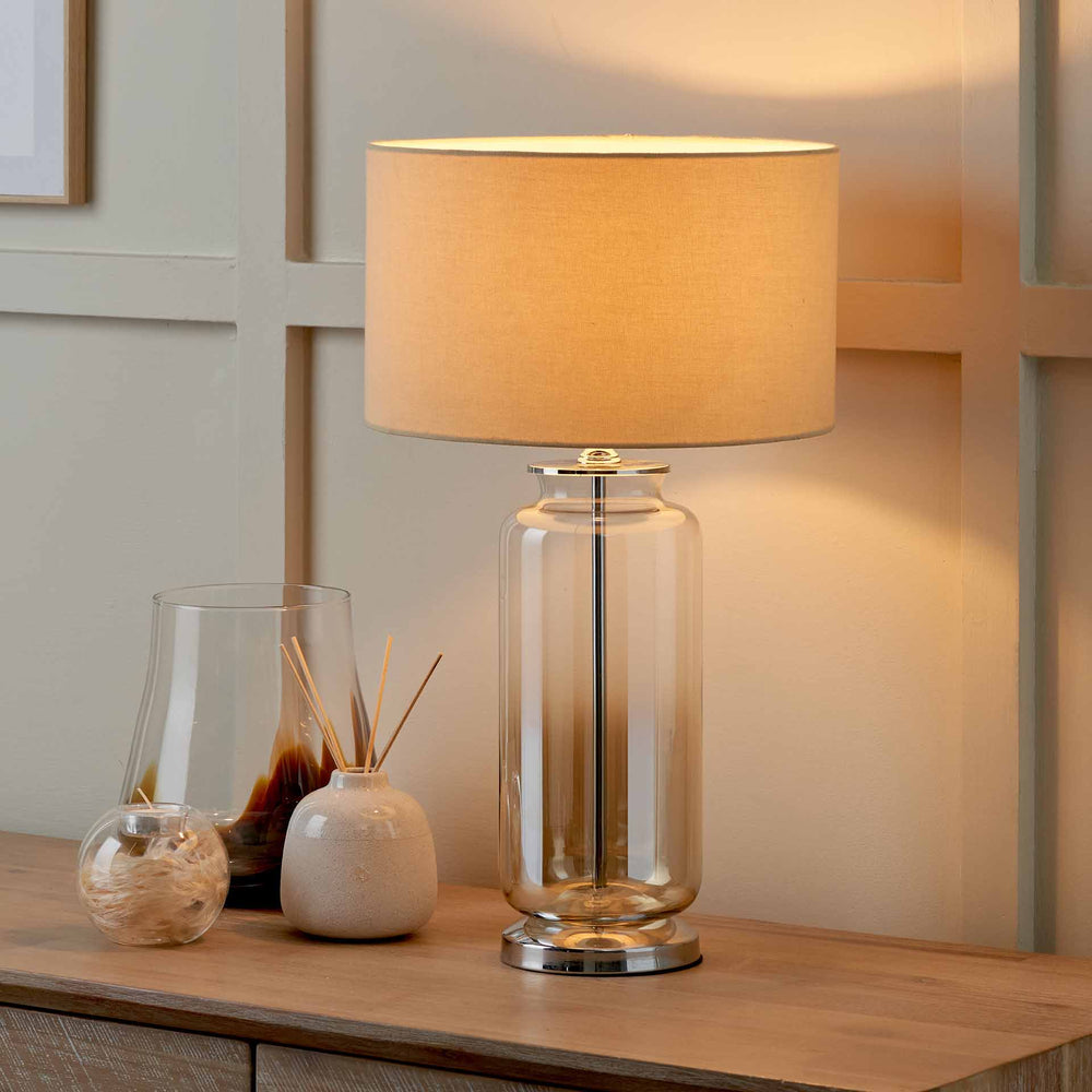 Edith Lustre Ombre Glass Table Lamp