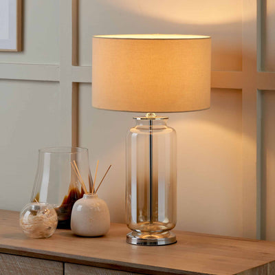 Edith Lustre Ombre Glass Table Lamp