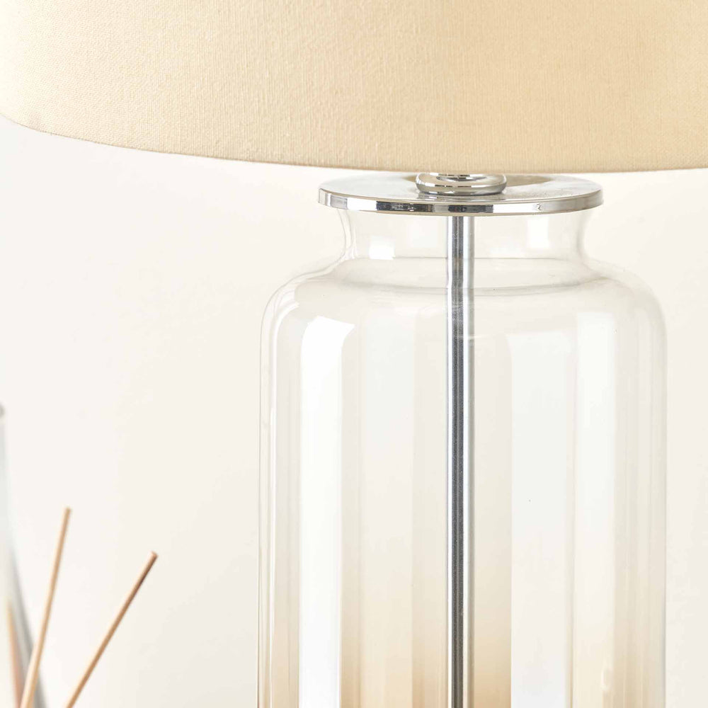 Edith Lustre Ombre Glass Table Lamp