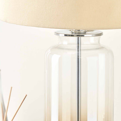 Edith Lustre Ombre Glass Table Lamp