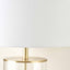 Morris Glass and Gold Table Lamp Base