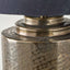 Elmore Antique Brass Hammered Metal Table Lamp Base