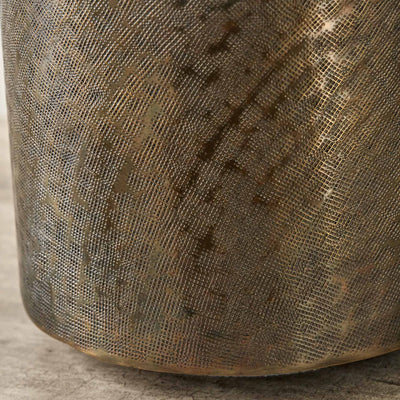 Elmore Antique Brass Hammered Metal Table Lamp Base