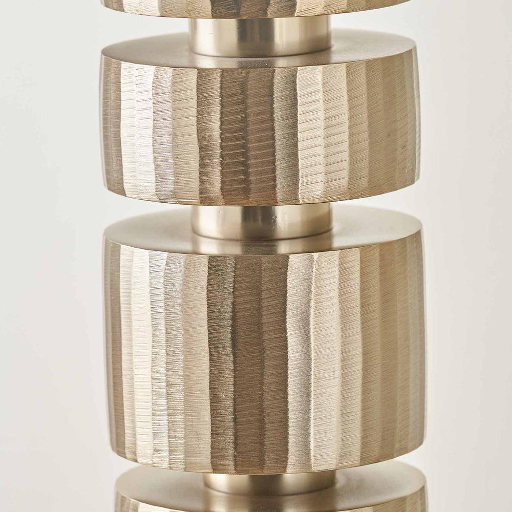 Emmett Champagne Gold Stacked Table Lamp Base