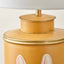 Boston Terrier Mustard Hand Painted Table Lamp Base