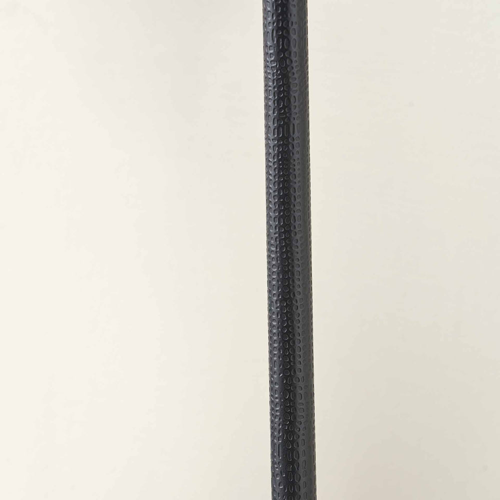 Jacques Black Croc and Antique Brass Table Lamp Base