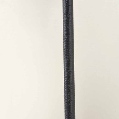 Jacques Black Croc and Antique Brass Table Lamp Base
