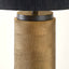 Atticus Brass and Black Textured Table Lamp Base