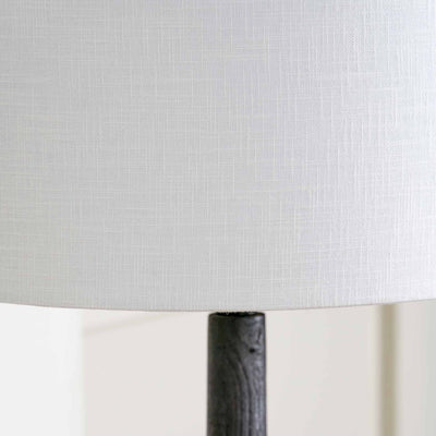 Novato Black Wood Table Lamp Base