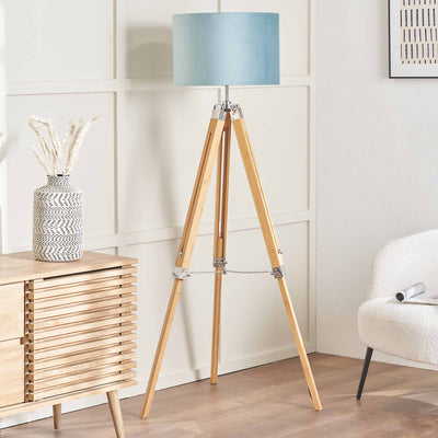 Ryder Bamboo Tripod Floor Lamp Base