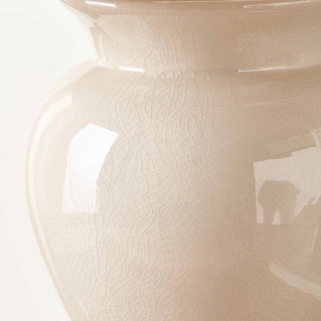 Myer Cream Ceramic Table Lamp | Ruma