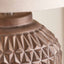 Acalan Bronze Aztec Ceramic Table Lamp Set Of 2