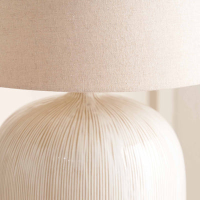 Dunn Natural Textured Ceramic Table Lamp