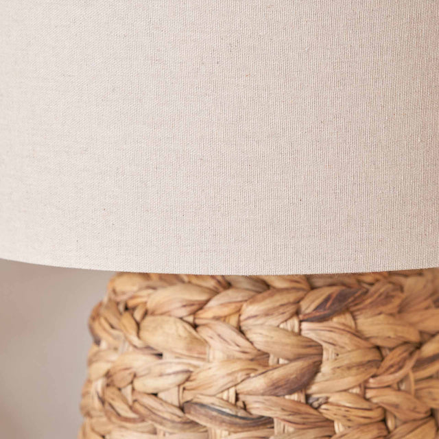 Zada Water Hyacinth Tall Table Lamp