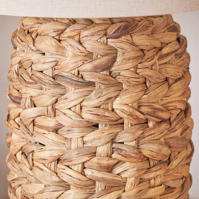 Zada Water Hyacinth Tall Table Lamp
