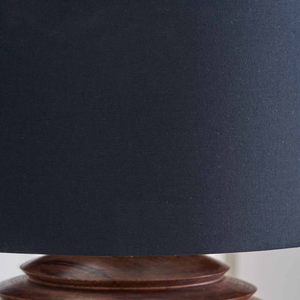 Hildon Large Turned Wood Table Lamp Base