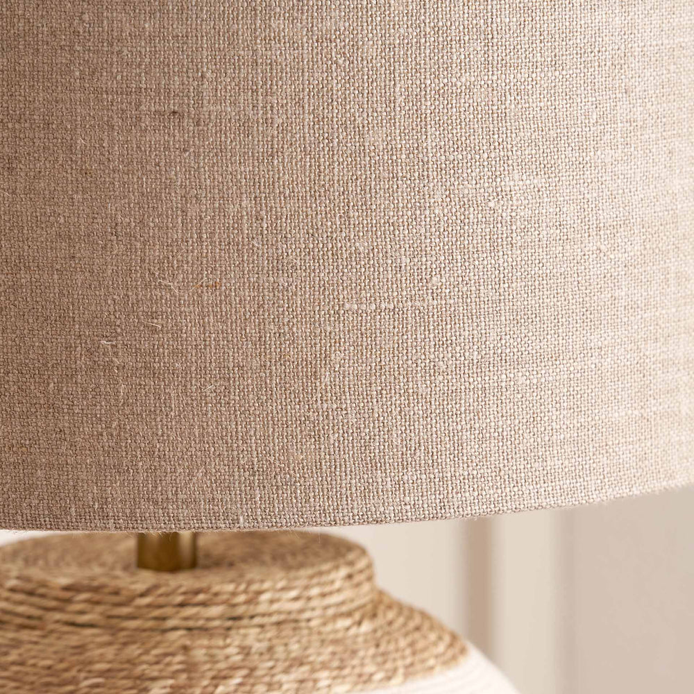 Reyna Cream Stripe Seagrass Table Lamp Base
