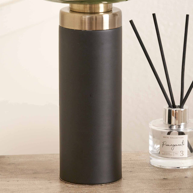 Alarni Black and Glass Table Lamp