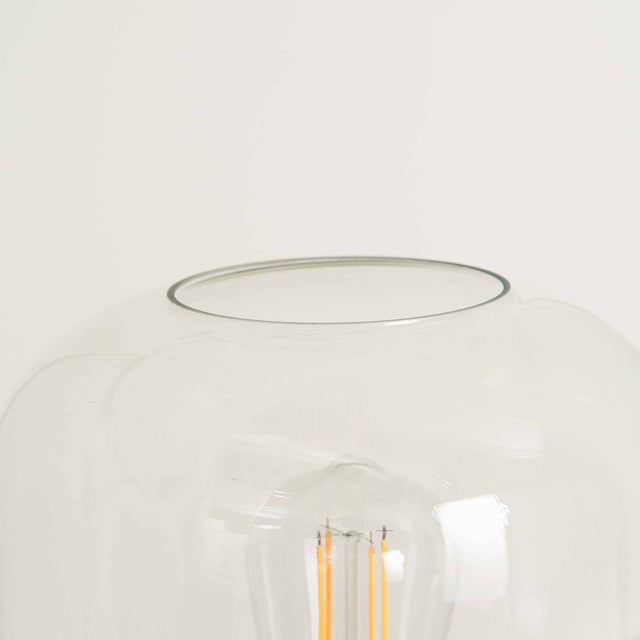 Alarni Black and Glass Table Lamp