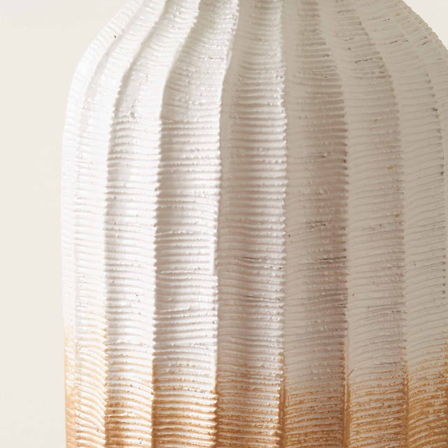 Caspian Natural Ombre Stoneware Tall Table Lamp Base | Ruma