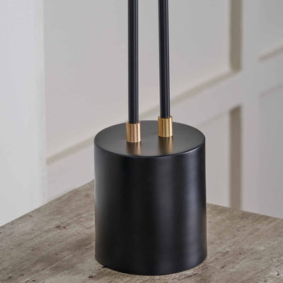 Austin Black 2 Head Table Lamp