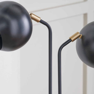Austin Black 2 Head Table Lamp