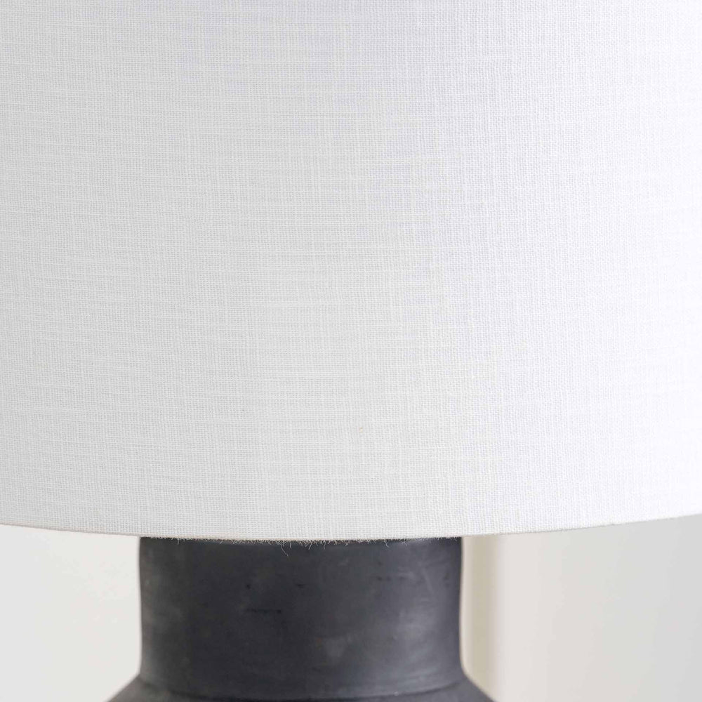 Lana Black Terracotta Table Lamp Base