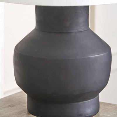 Lana Black Terracotta Table Lamp Base