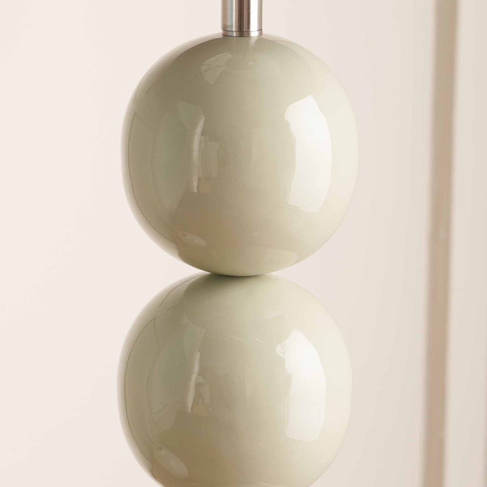 Sansa 3 Ball Sage Green Enamel Table Lamp Base