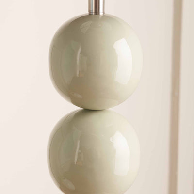 Sansa 3 Ball Sage Green Enamel Table Lamp Base
