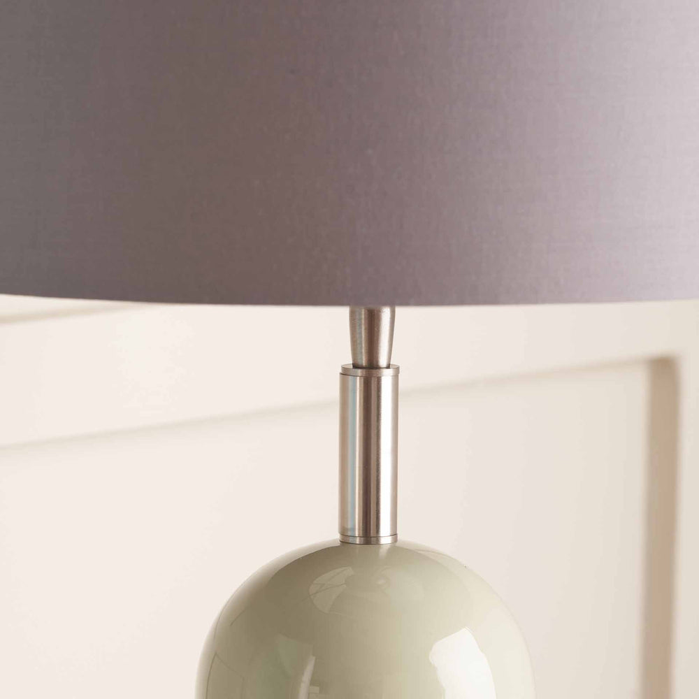 Sansa 3 Ball Sage Green Enamel Table Lamp Base