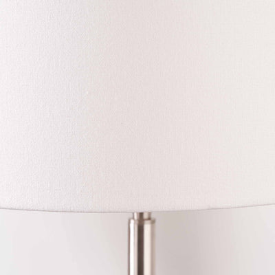 Idris Black Leather Table Lamp Base