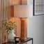 Lorenzo Brown Leather Table Lamp Base