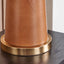 Lorenzo Brown Leather Table Lamp Base