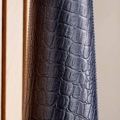 Lorenzo Black Croc Leather Table Lamp Base