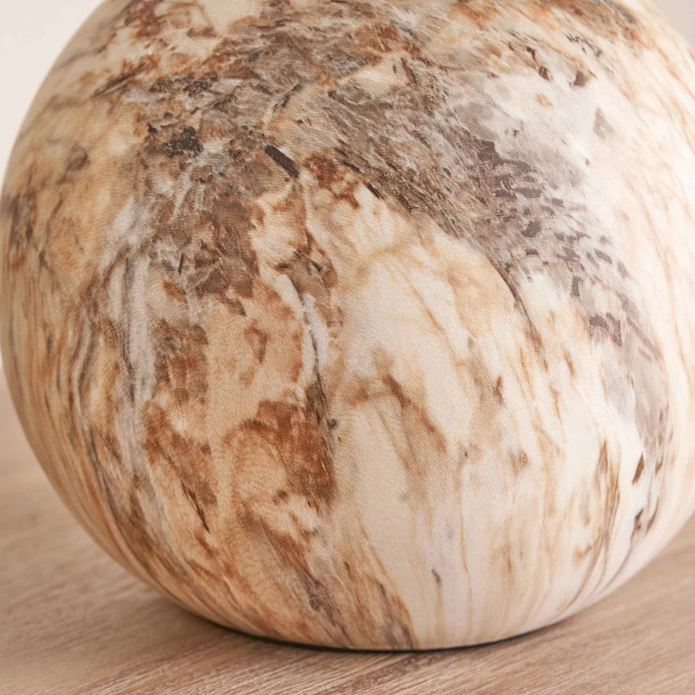 Onyx Natural Stone Effect Bedside Table Lamp Set Of 2