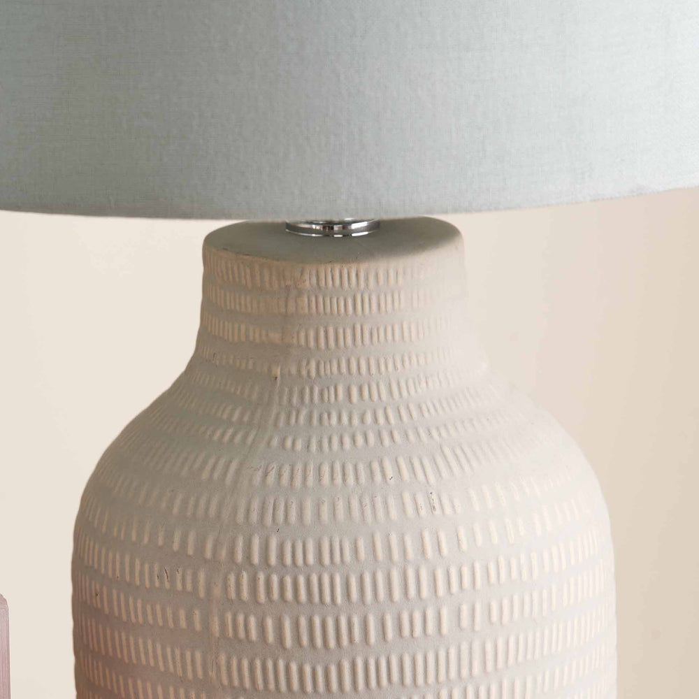 Kehlani Duck Egg Ceramic Tall Table Lamp