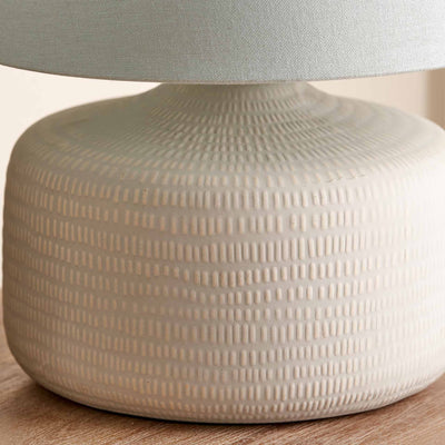 Kehlani Duck Egg Ceramic Bedside Table Lamp Set Of 2