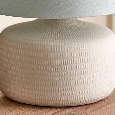 Kehlani Duck Egg Ceramic Bedside Table Lamp Set Of 2