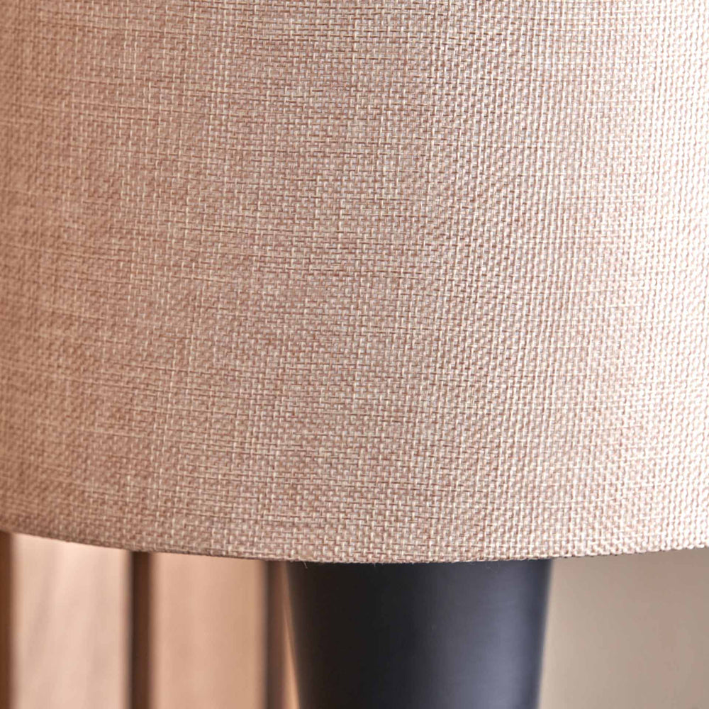 Alyza Black Ceramic Bedside Table Lamp Set Of 2